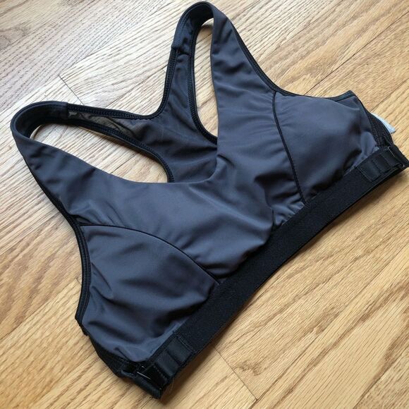 Marika Racerback Sports Bra Gray Small - Picture 2 of 5